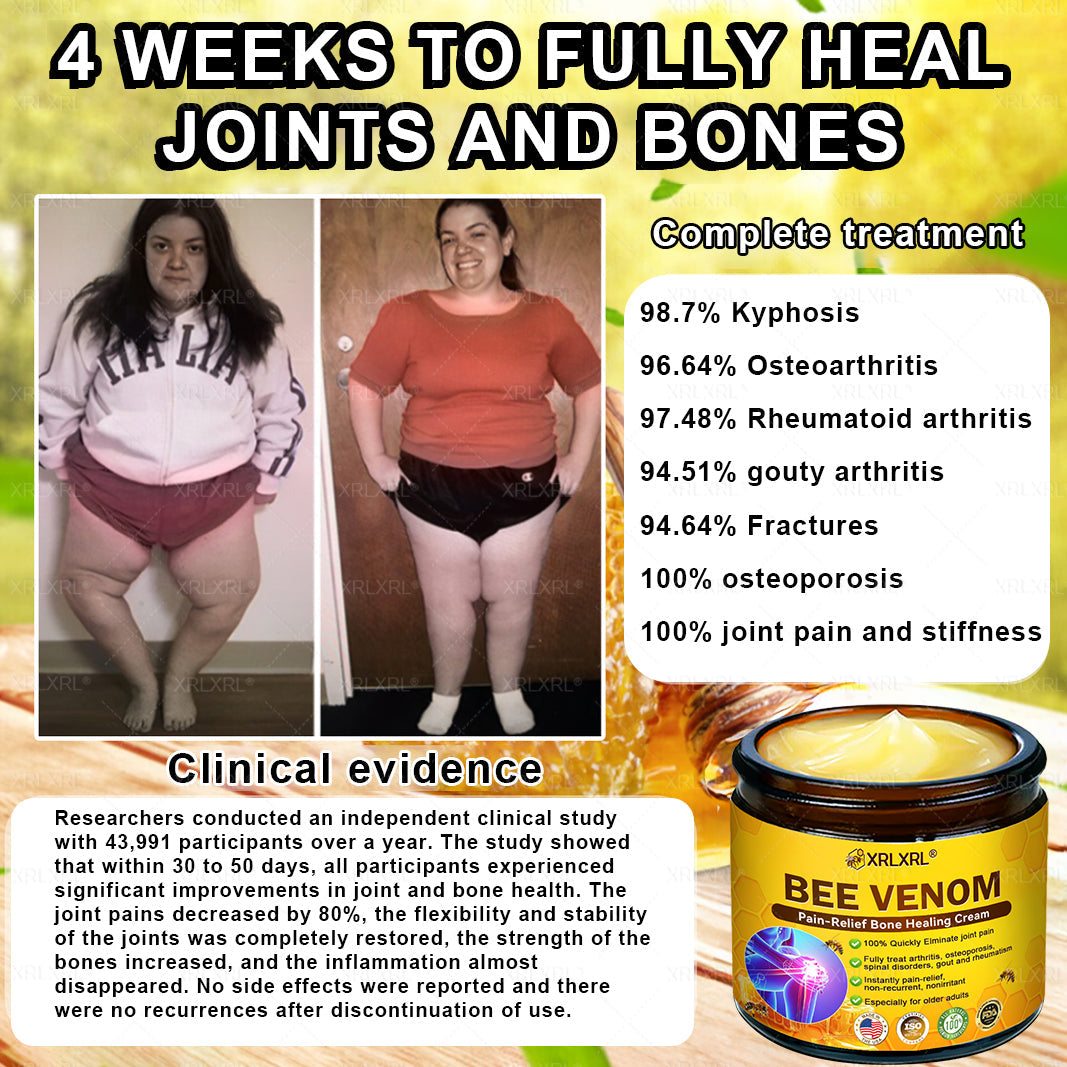 XRLXRL® Bee Venom Pain-Relief Bone Healing Cream (Specially for older adults)☘️