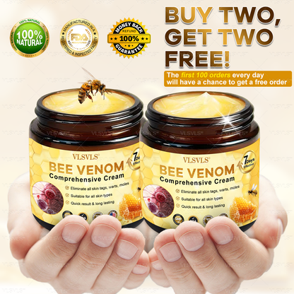 Made and Shipped from USA  ✨  𝑽𝑳𝑺𝑽𝑳𝑺® Bee Venom Comprehensive Cream  LAST DAY 80% OFF(Sagging Skin, Fine Lines, Loss of Firmness, Flat Bust, Drooping Hips, and More)
