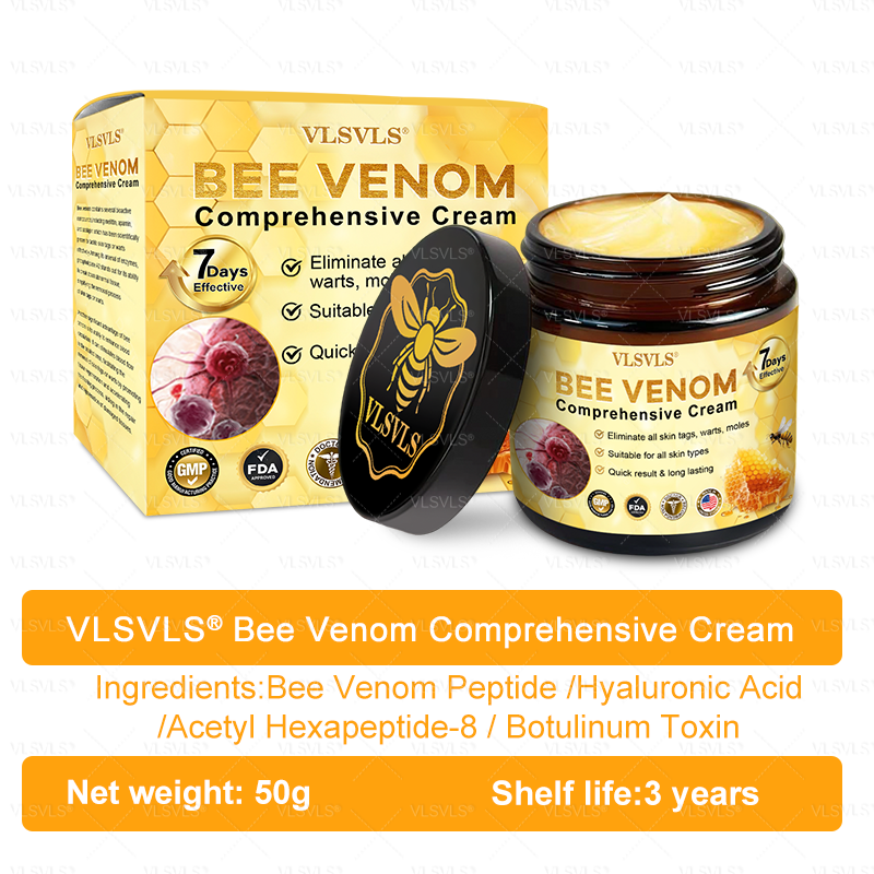 Made and Shipped from USA  ✨  𝑽𝑳𝑺𝑽𝑳𝑺® Bee Venom Comprehensive Cream  LAST DAY 80% OFF(Sagging Skin, Fine Lines, Loss of Firmness, Flat Bust, Drooping Hips, and More)