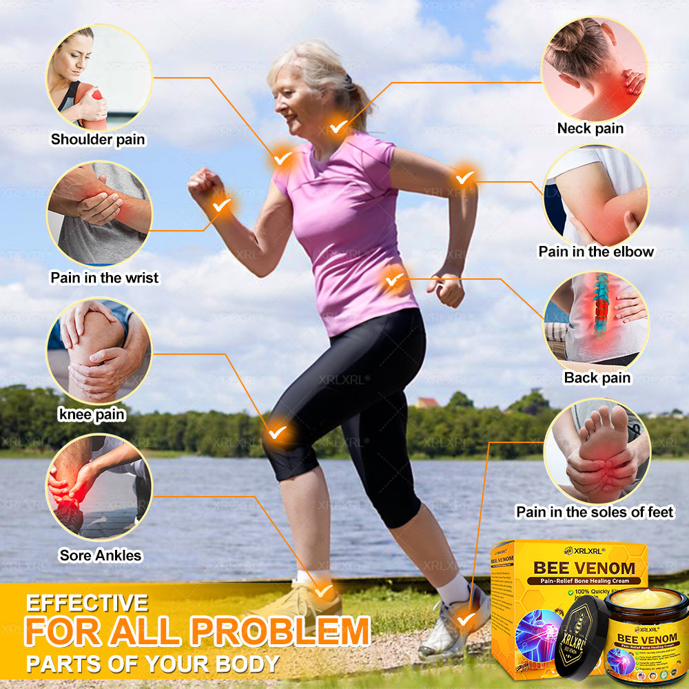 XRLXRL® Bee Venom Pain-Relief Bone Healing Cream (Specially for older adults)☘️