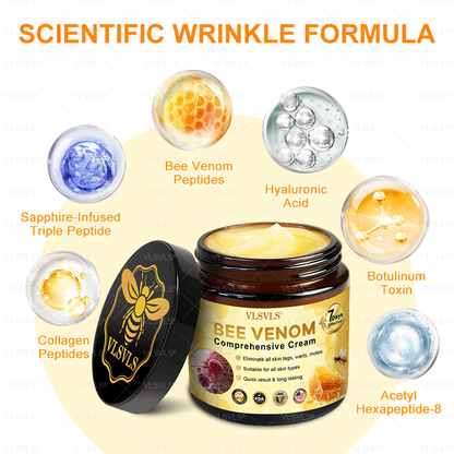 Made and Shipped from USA  ✨  𝑽𝑳𝑺𝑽𝑳𝑺® Bee Venom Comprehensive Cream  LAST DAY 80% OFF(Sagging Skin, Fine Lines, Loss of Firmness, Flat Bust, Drooping Hips, and More)