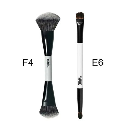 2 in 1 Highlight Blush Makeup F4 Brush Ambient Soft Glow Blush Brush Soft Fiber Hair Fashion Face Brush